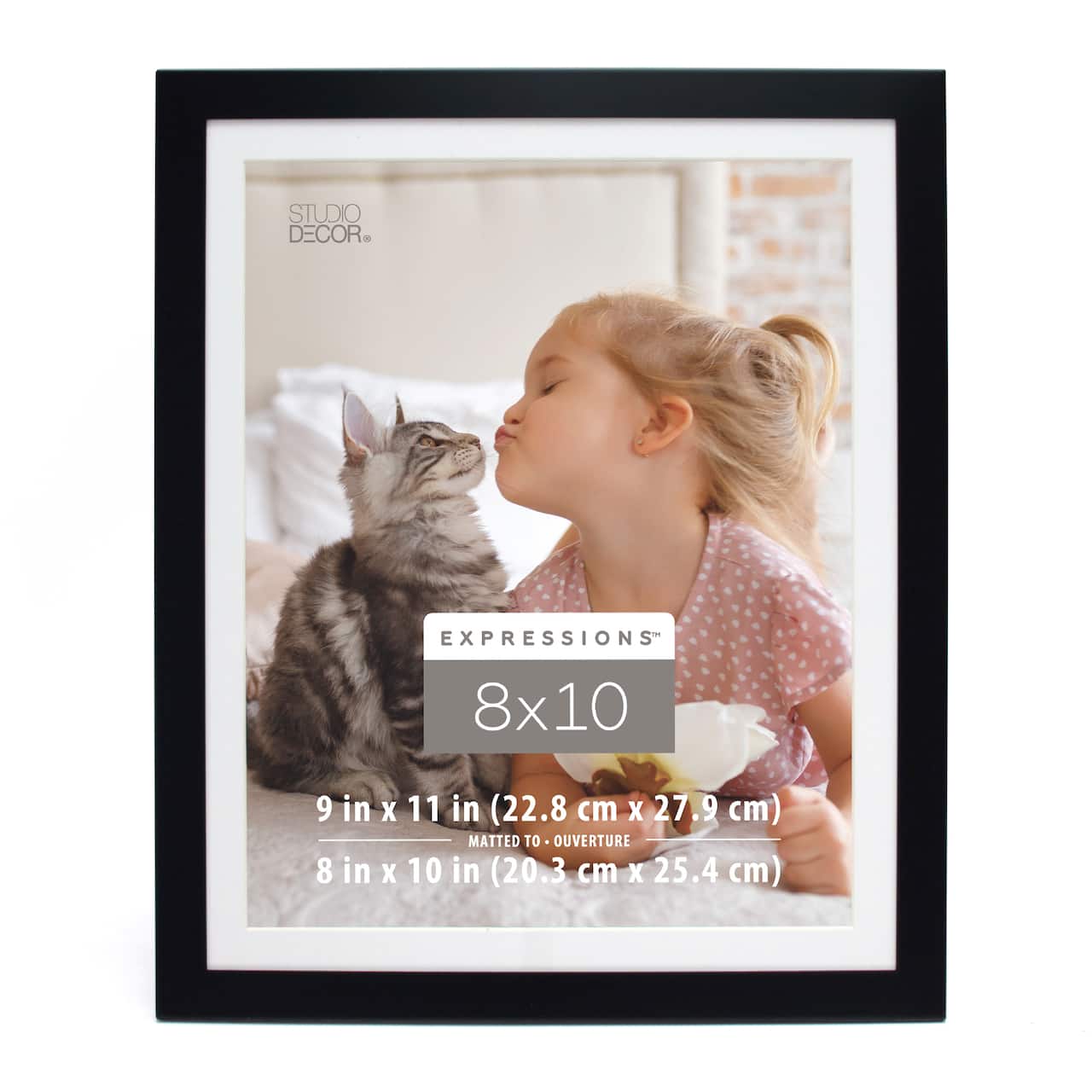 Cadre en aluminium avec passe-partout Expressions de Studio Decor